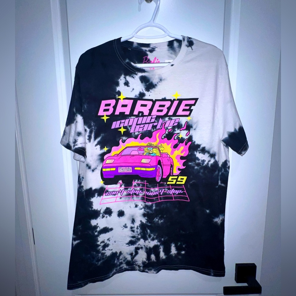 Tie Dye Barbie shirt